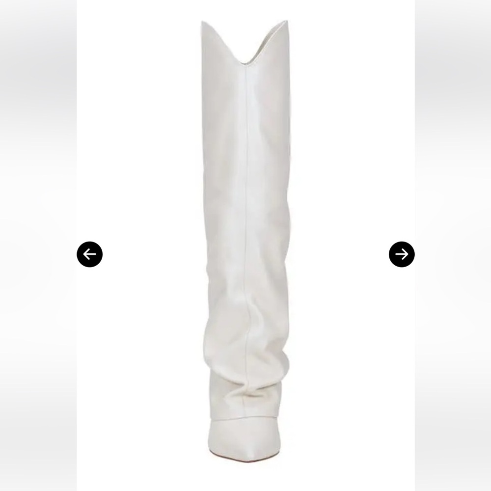 Marc fisher - Nairine Knee High Boot - White - Size 8 - Picture 3 of 6